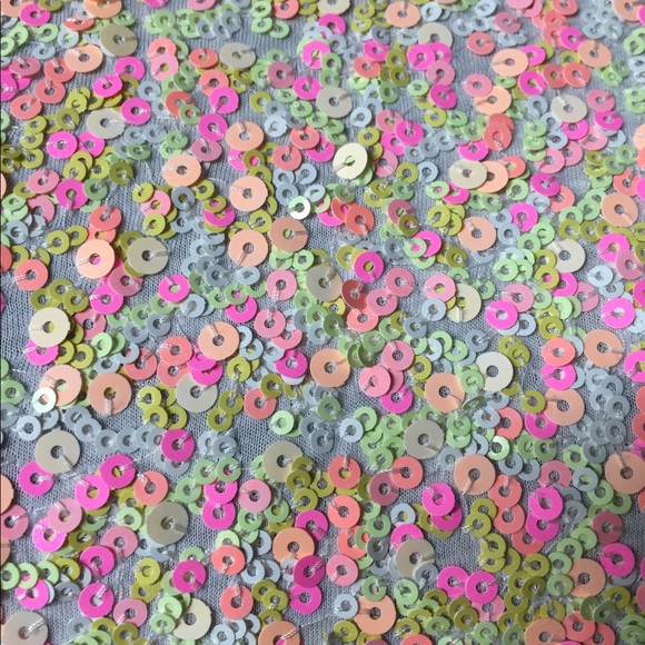 J. Crew never worn colorful sequins cotton top XXS/XS - Picture 2 of 11